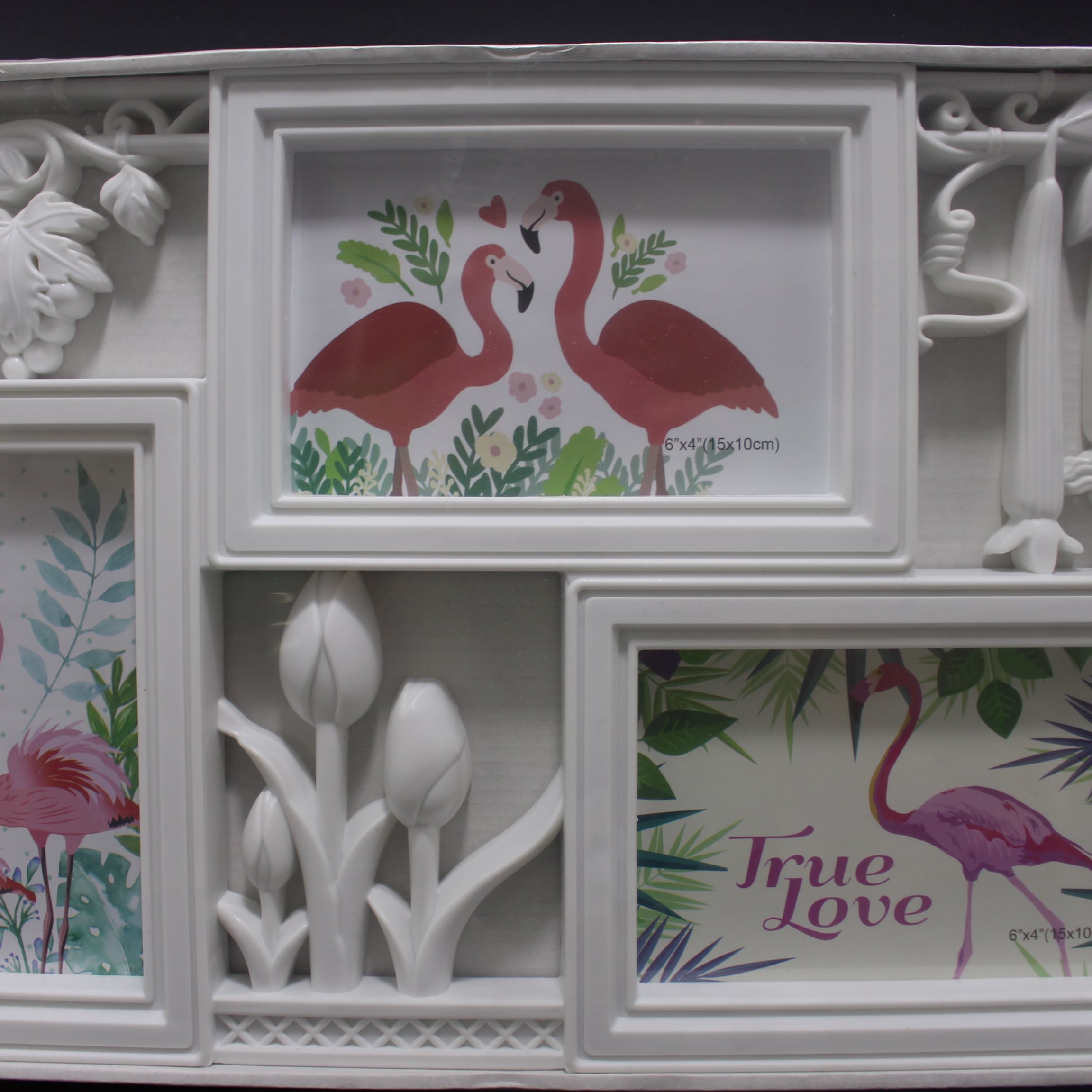 Miniatura 2 de PORTARETRATO FAMILIAR X 3 DISEÑO FLORES