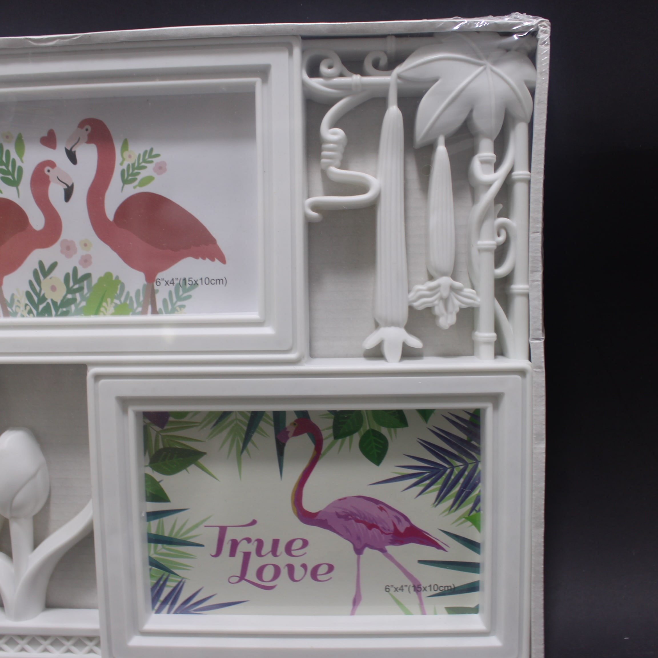 PORTARETRATO FAMILIAR X 3 DISEÑO FLORES