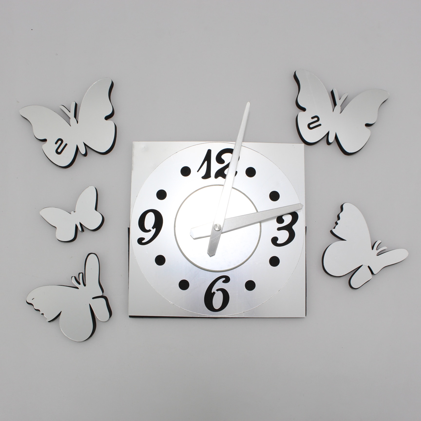 Miniatura 4 de Relojería de Pared Mariposa 3D relieve