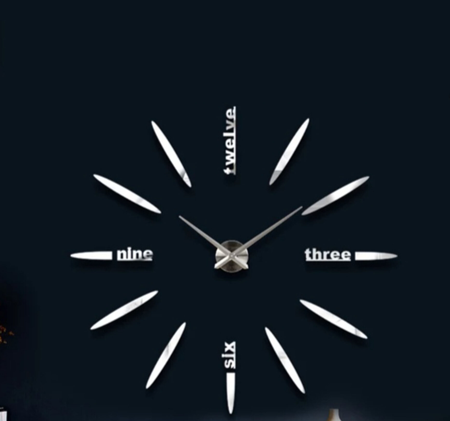 Miniatura 2 de Reloj de Pared 3D Agujas