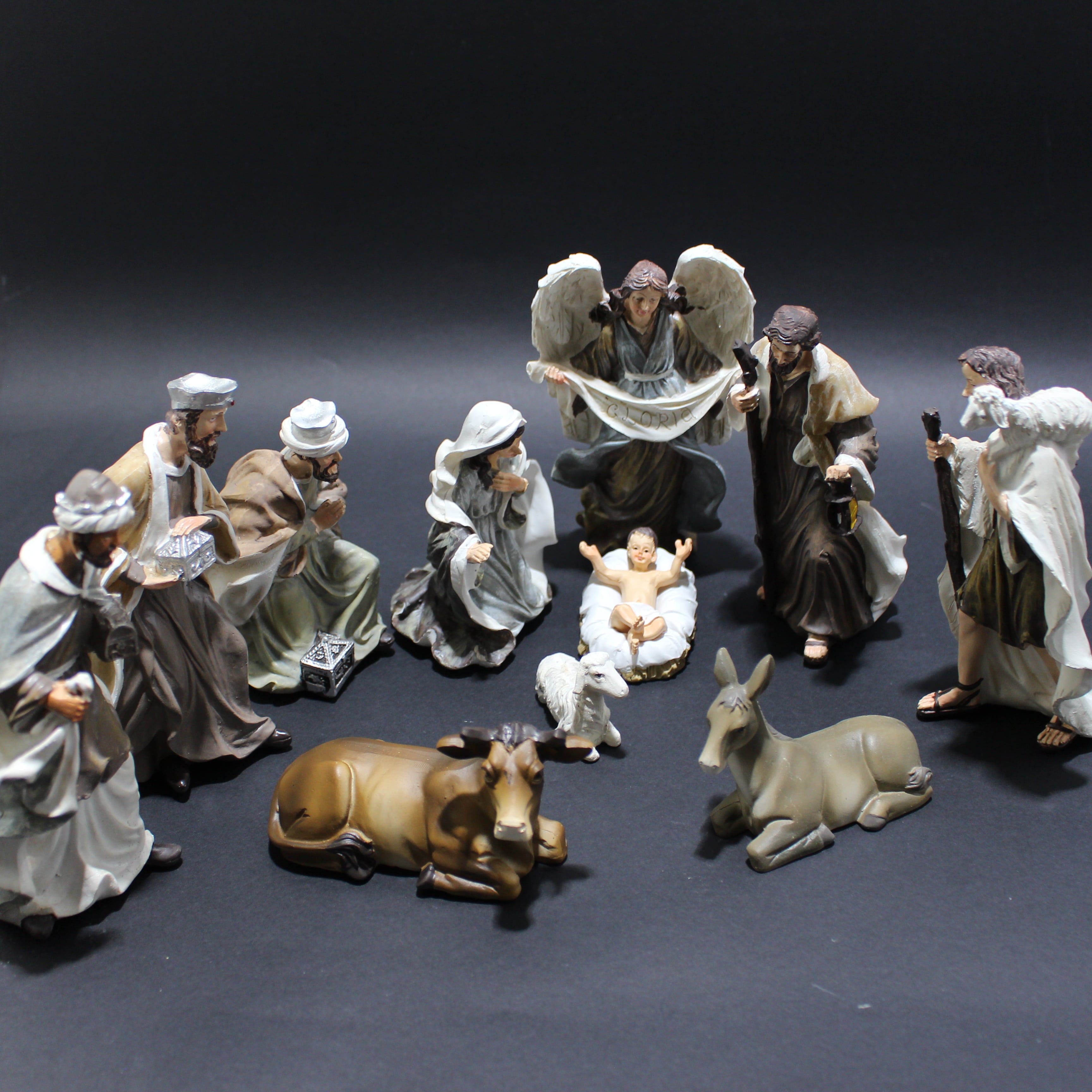 Pesebre de 15 cm en poliresina