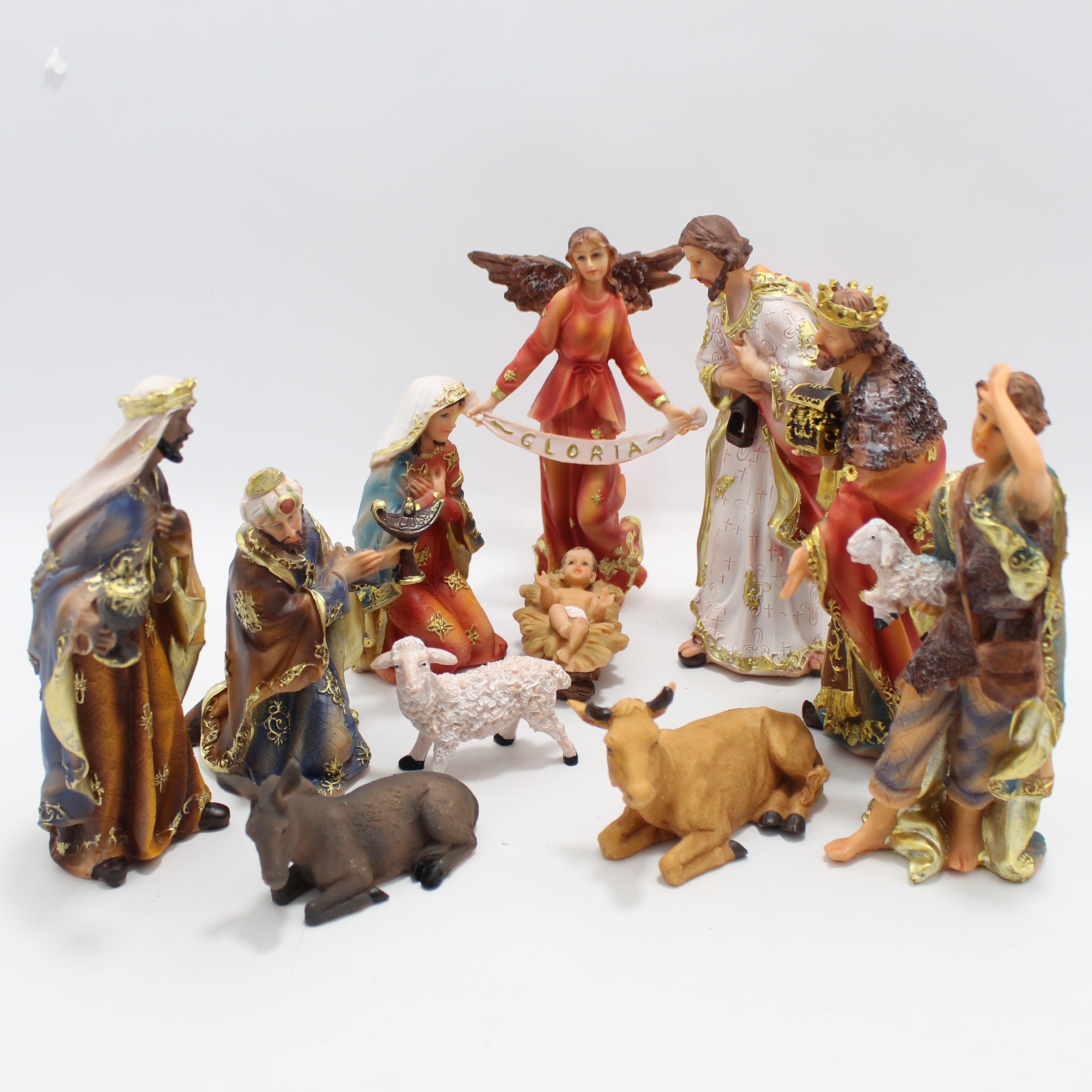 Pesebre de 20cm por 11 piezas