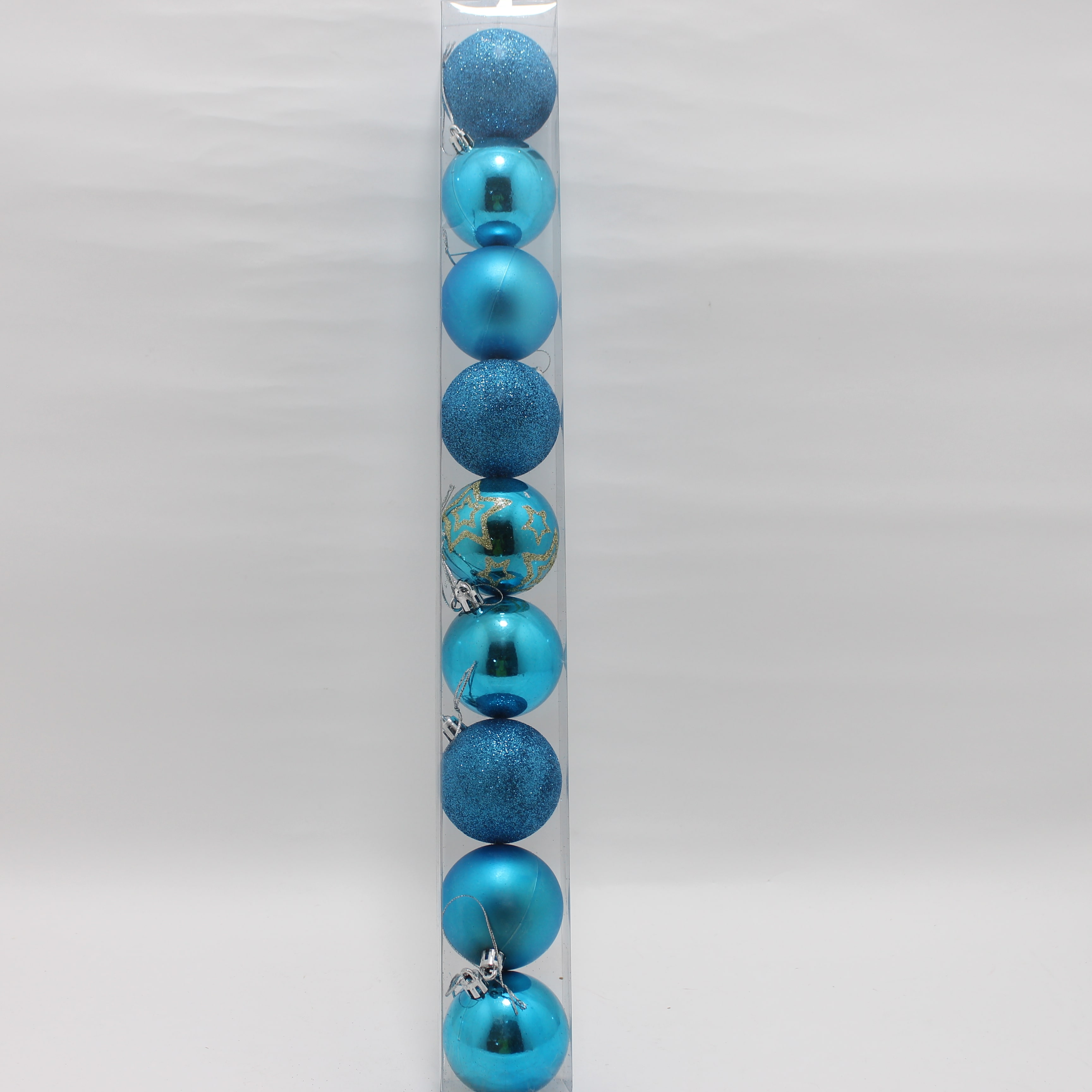 Bolas navideñar x9 azul
