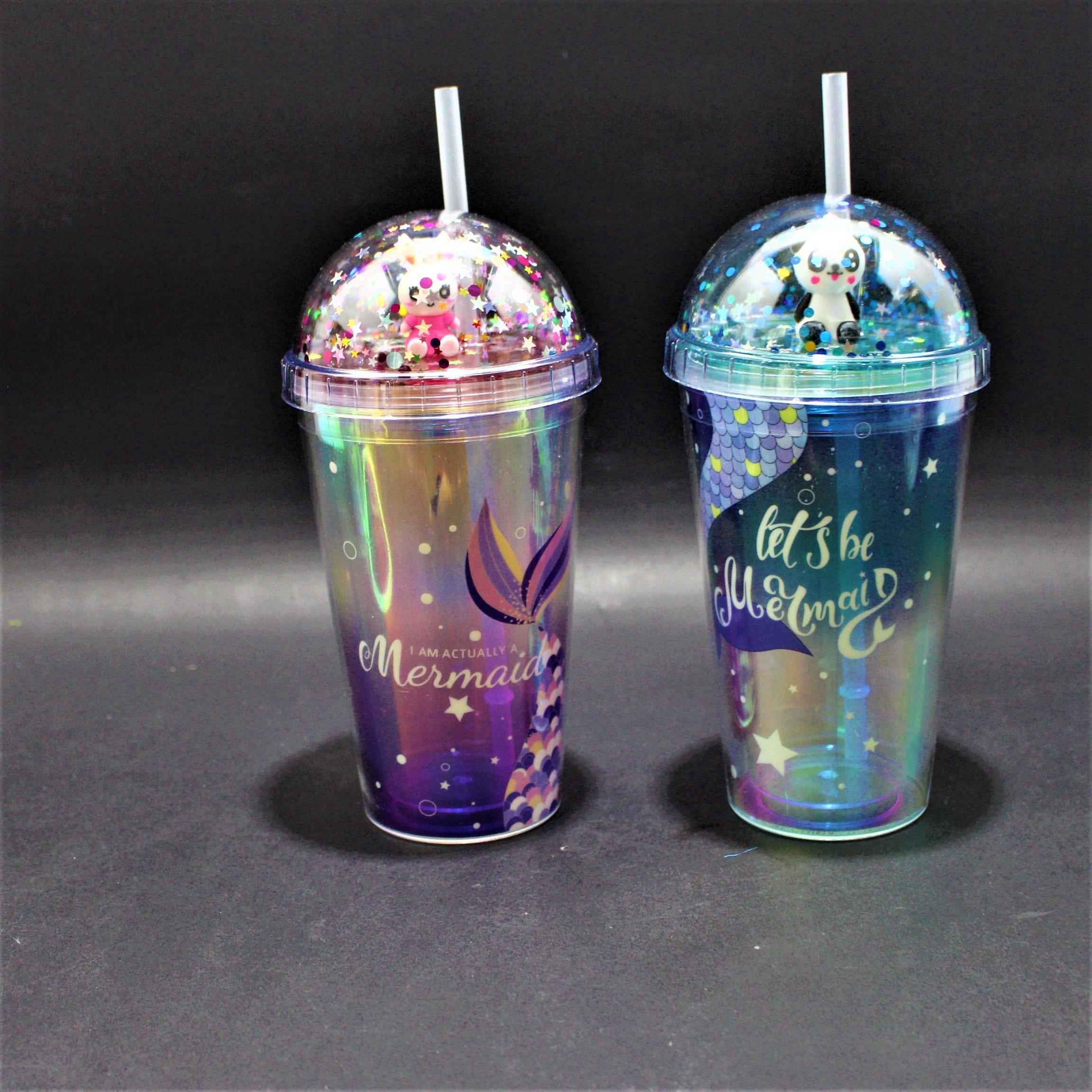 Miniatura 4 de Termo con pitillo estampado sirena, uni