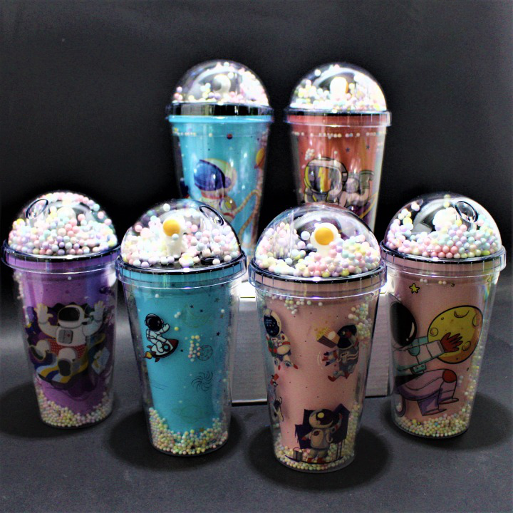 Termo con Pitillo estampado comic Astro