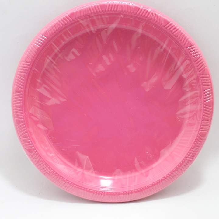 PLATO FUCSIA 9" COLORES X10 GLOBOLAND