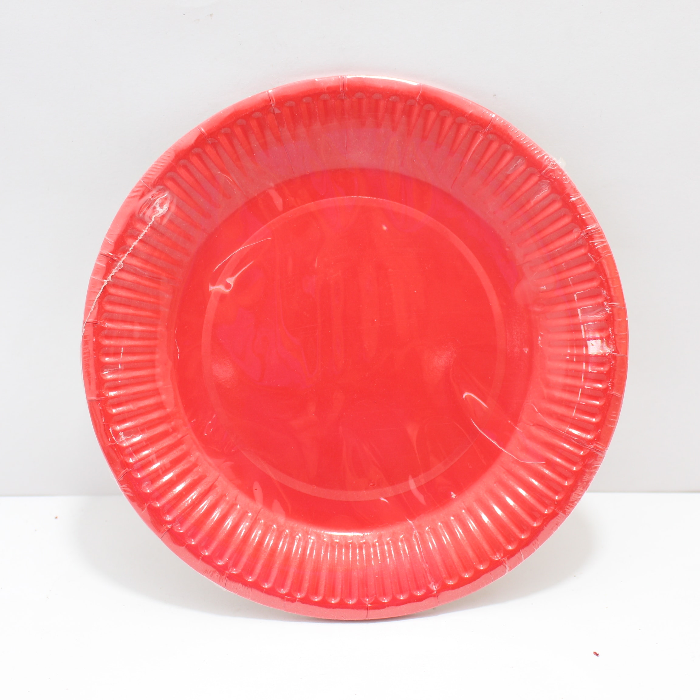 PLATO CARTON ROGO 18CM X 10 UNIDADES