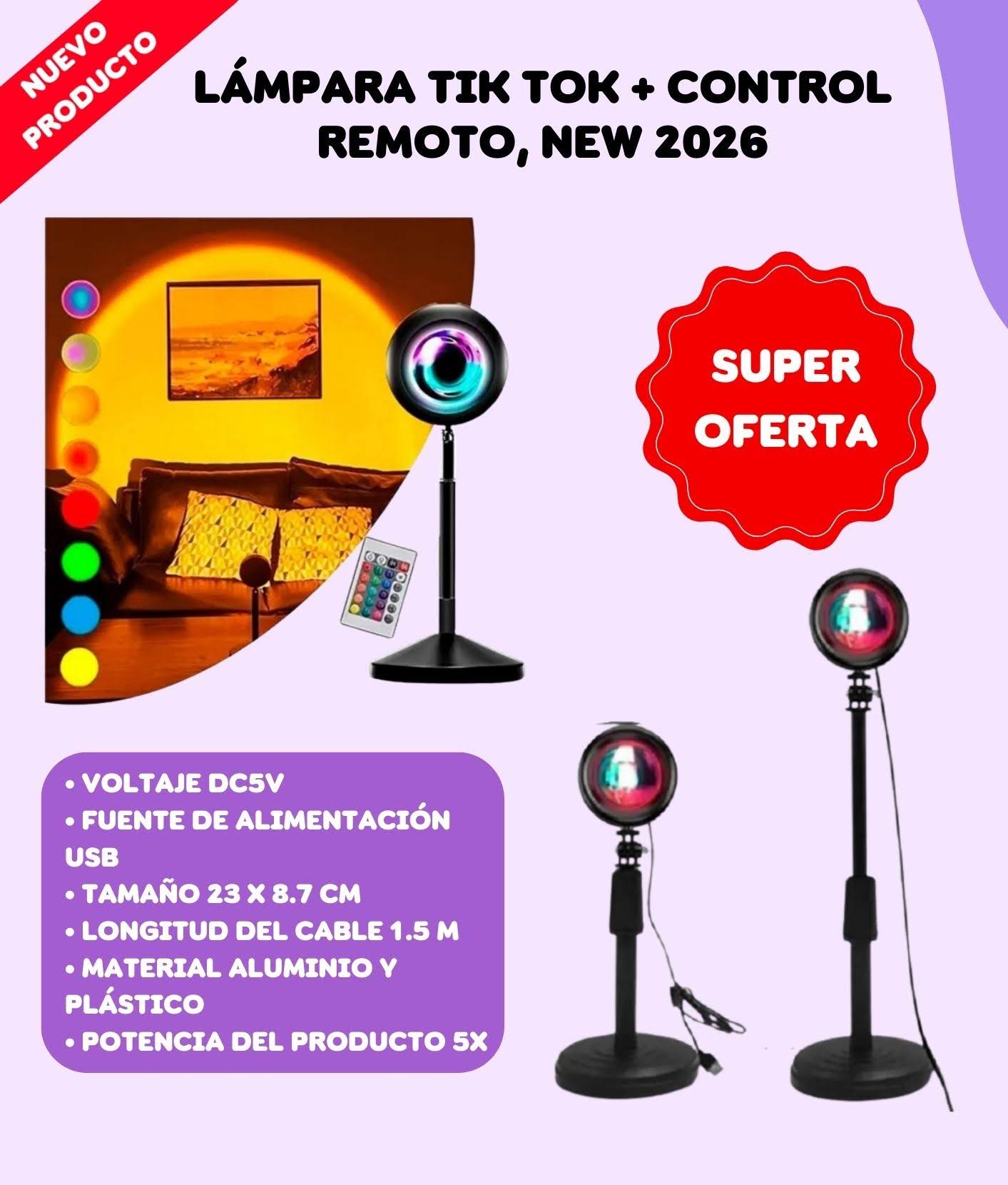 Lampara Proyector De Luces tik tok