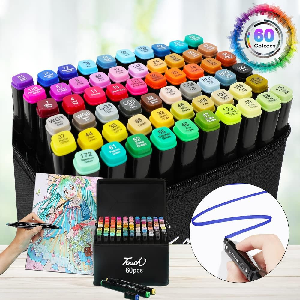 Miniatura 4 de Marcadores Doble Punta Set 60