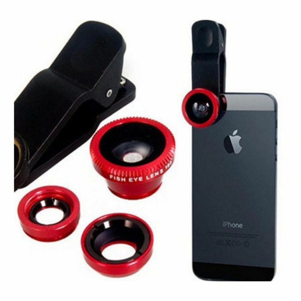 Lente Camara Celular Universal 3 En 1