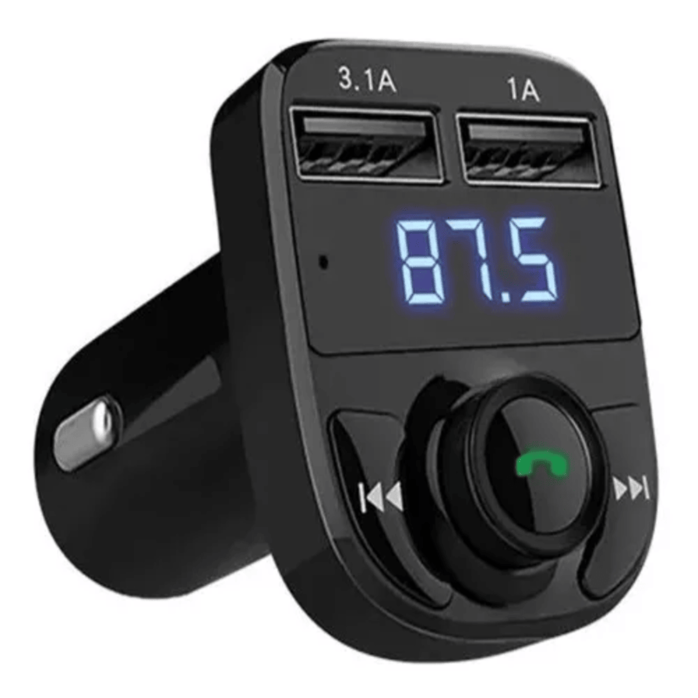 Miniatura 2 de Transmisor Fm Para Carro Bluetooth X8