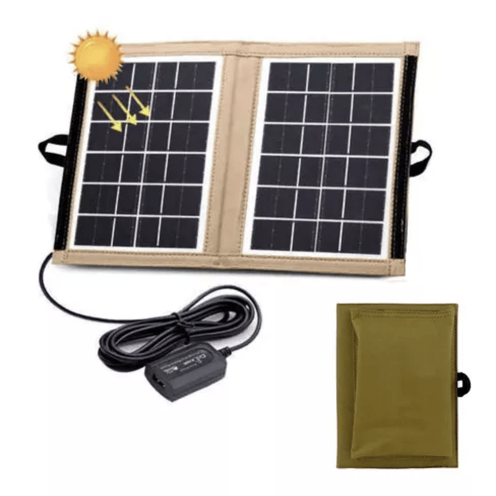 Panel Solar 6v 7w Puerto Usb Para Carga