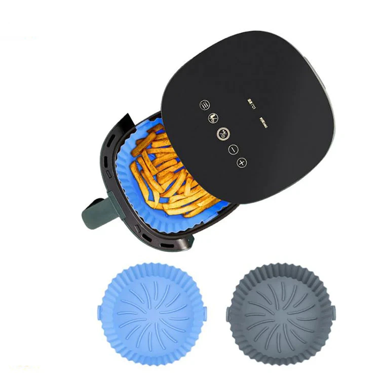 Miniatura 3 de Molde de Silicona Redondo Para Air Fryer