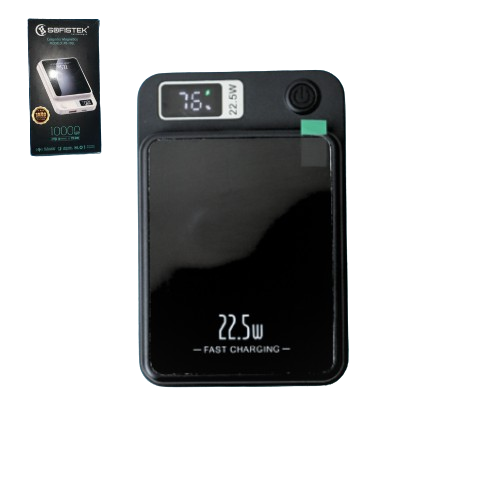 POWER BANK MAGNETICO CON PANTALLA - COLOR: NEGRO