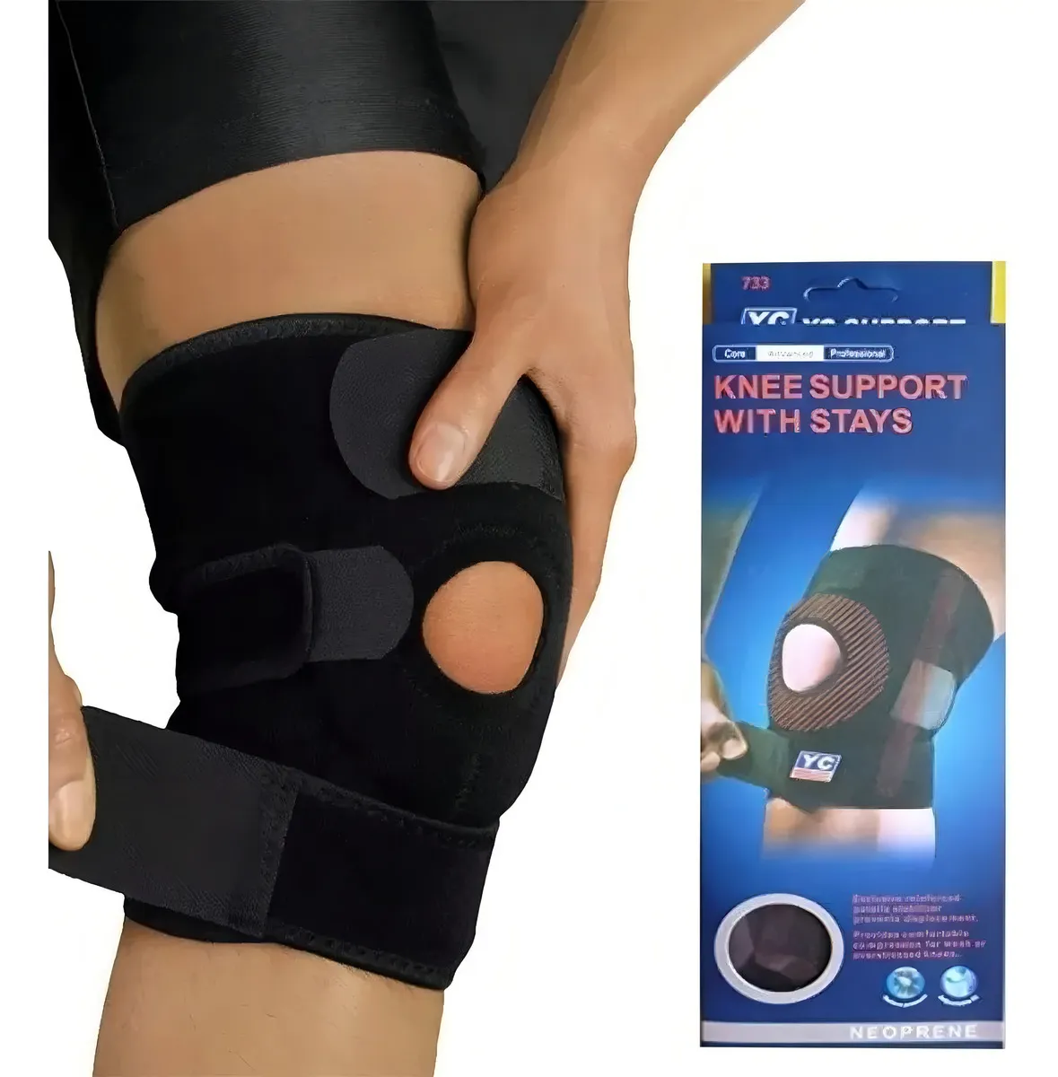 RODILLERA AJUSTABLE NEGRA