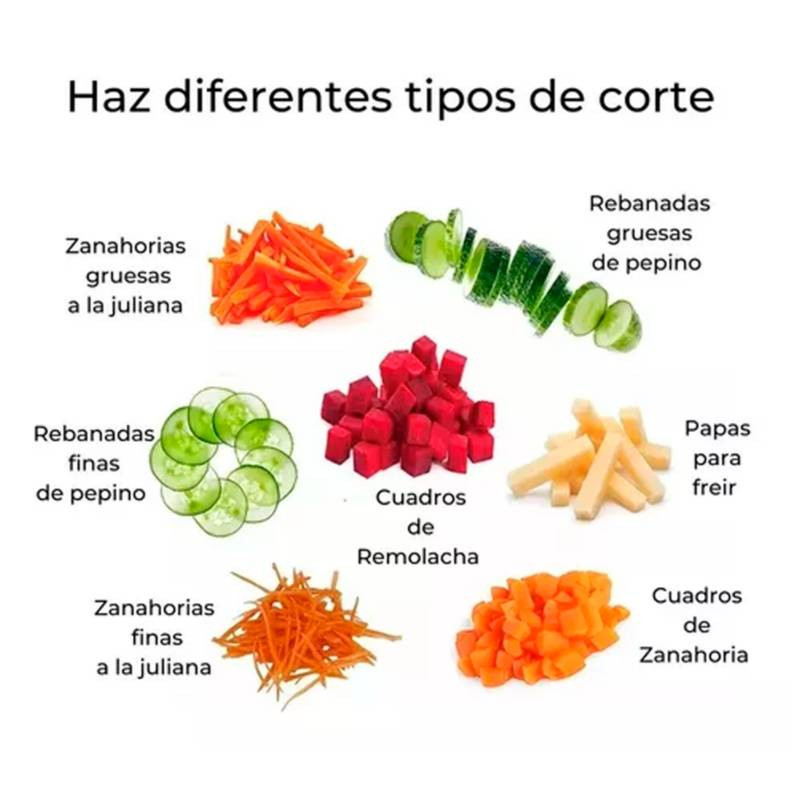 Picador Verduras Rayador Multifuncional