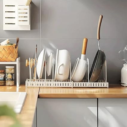 Miniatura 4 de Organizador De Tapa Ajustable Para Ollas