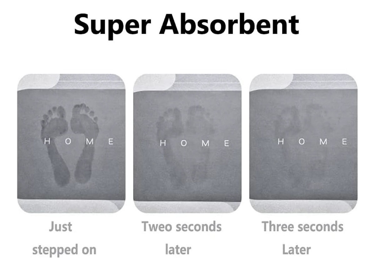 Miniatura 6 de Alfombra Tapete Absorbente Antideslizant