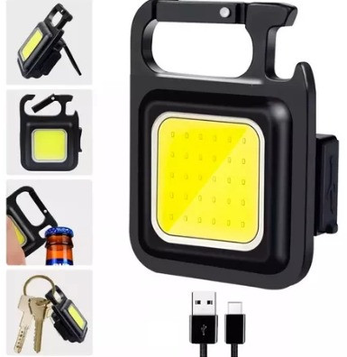 🔦 Mini Linterna Llavero LED Recargable USB - ¡Siempre a Mano!
