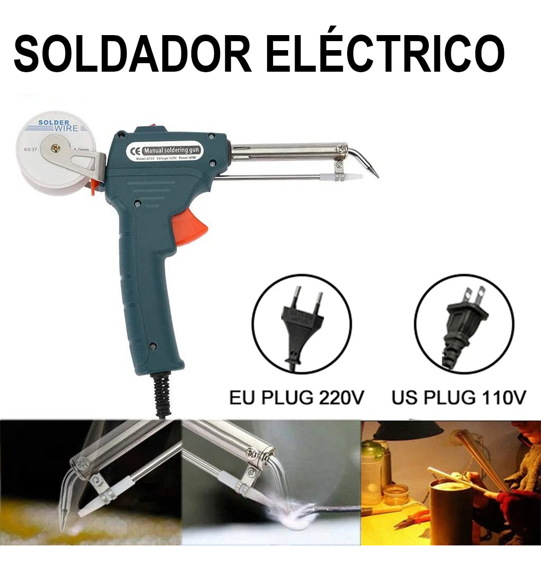 Miniatura 3 de Pistola Para Soldar Cautin Profesional