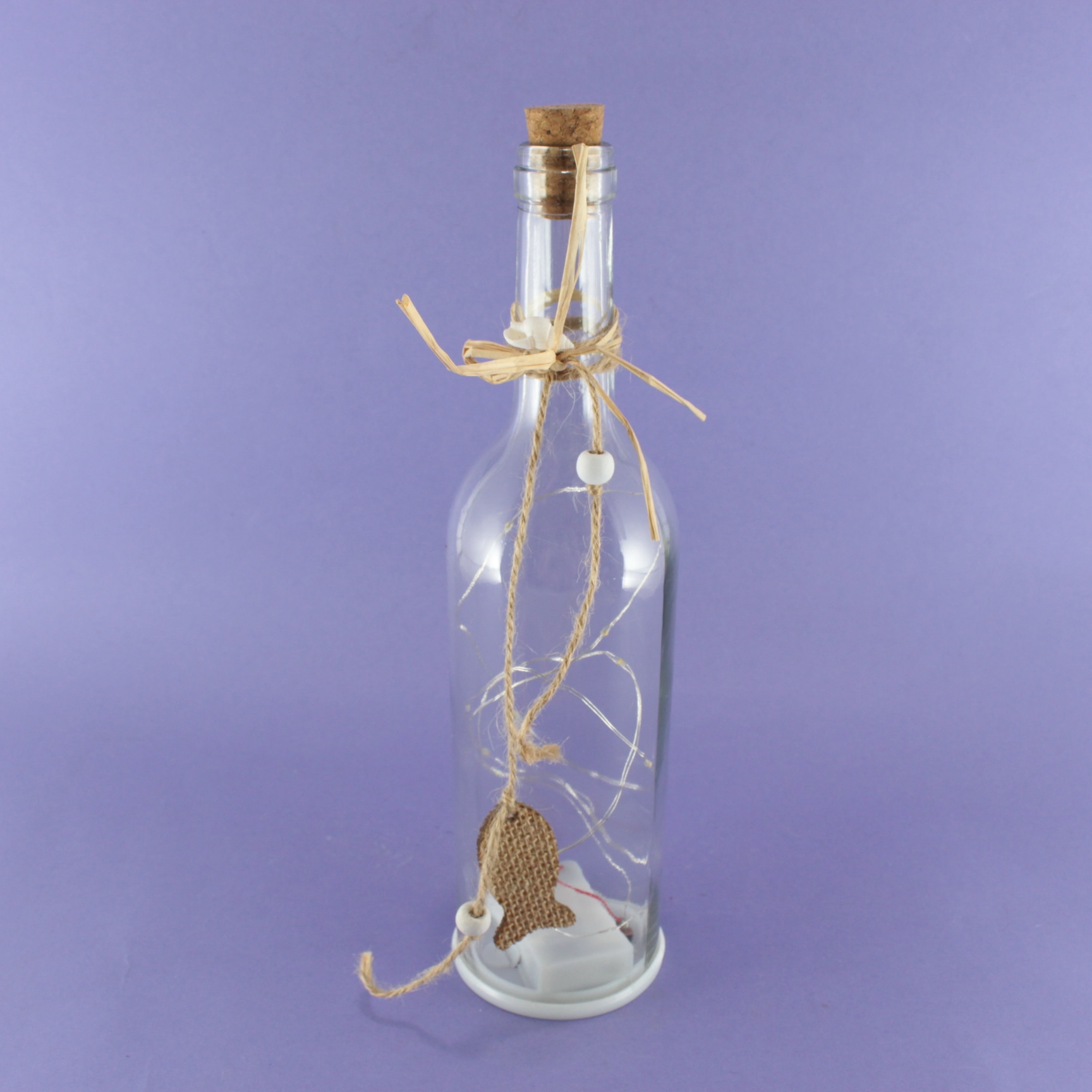 Botella mensajera luz led