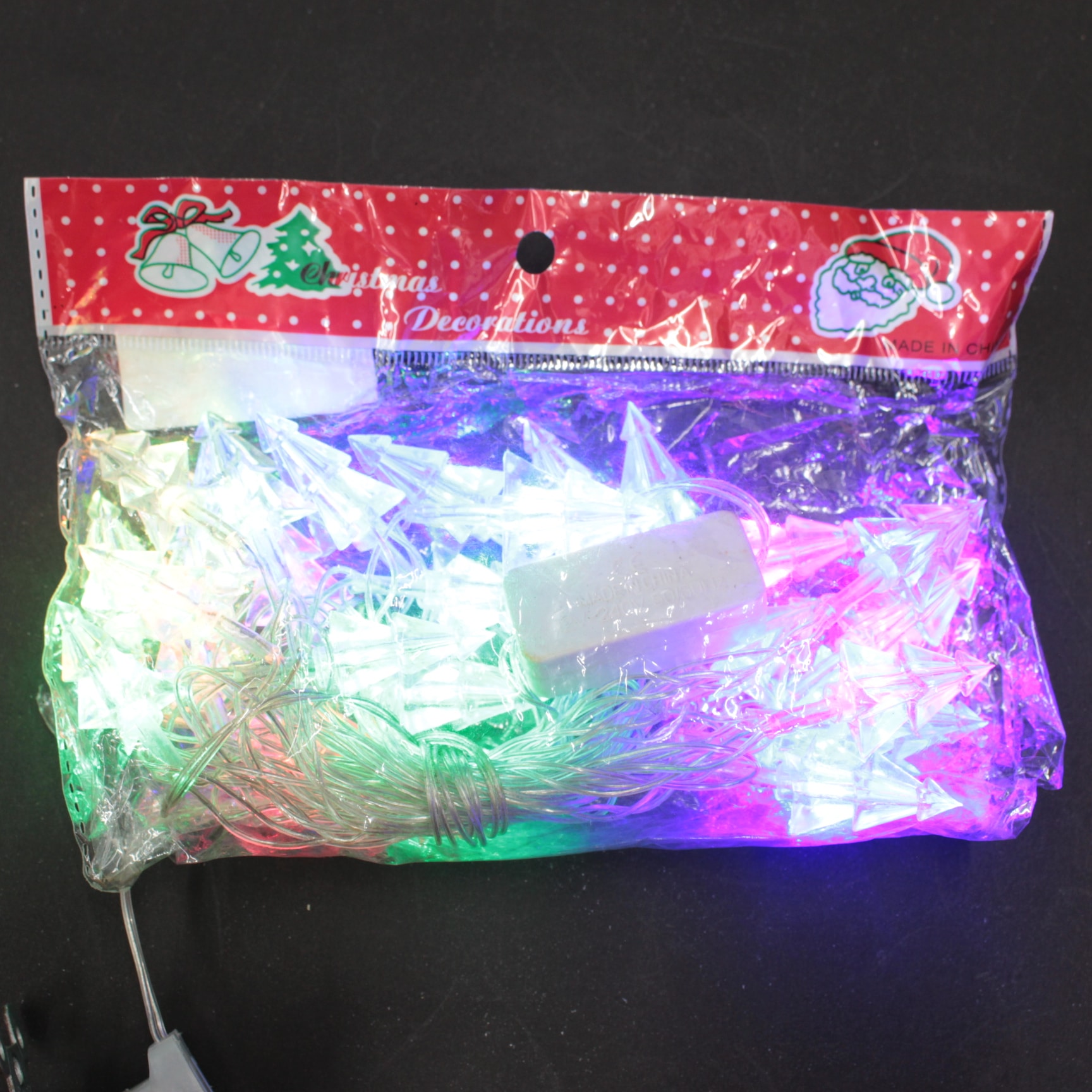 luz led bolsa navideña multicolor