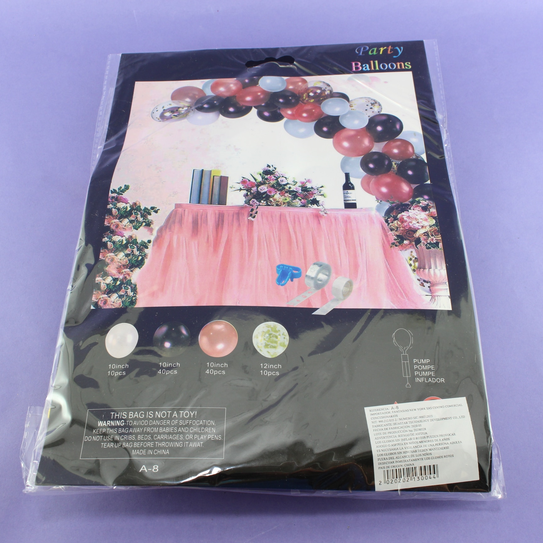 Set buquet 110 piezas rosado perlado, t