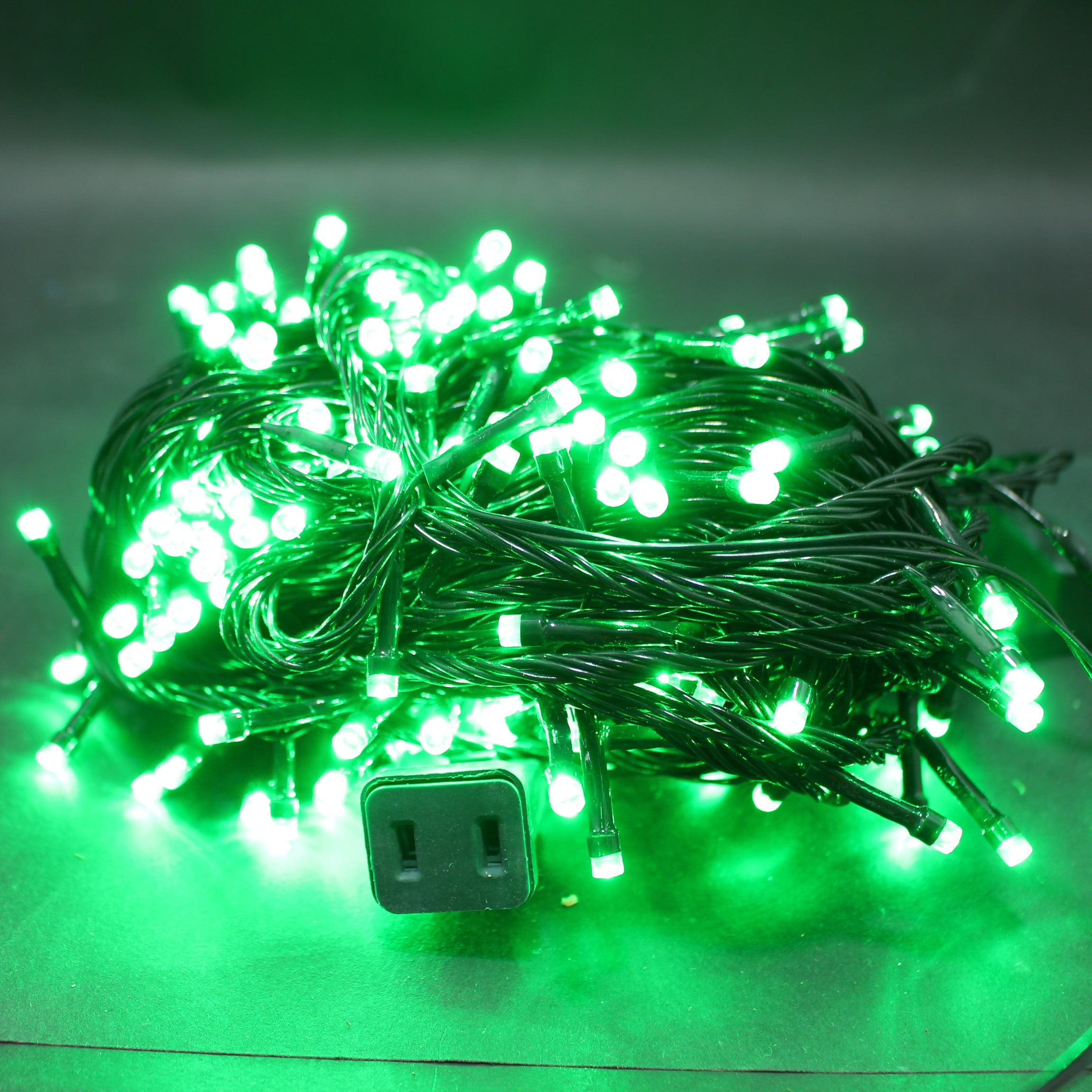 LUZ LED LINEAL X 200 BOMBILLOS VERDE 16