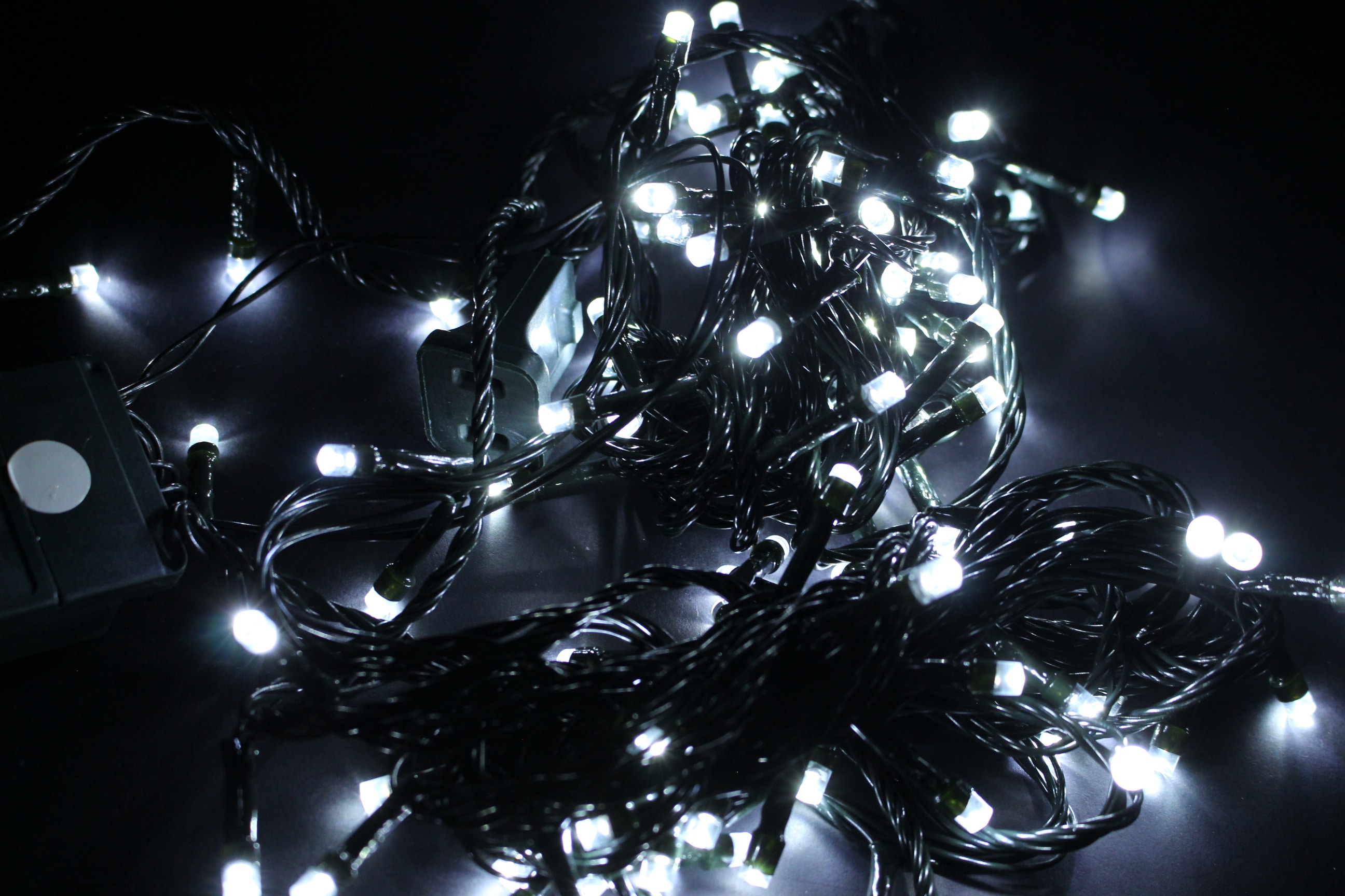 Extensión de luces x 100 Bombillos Blan