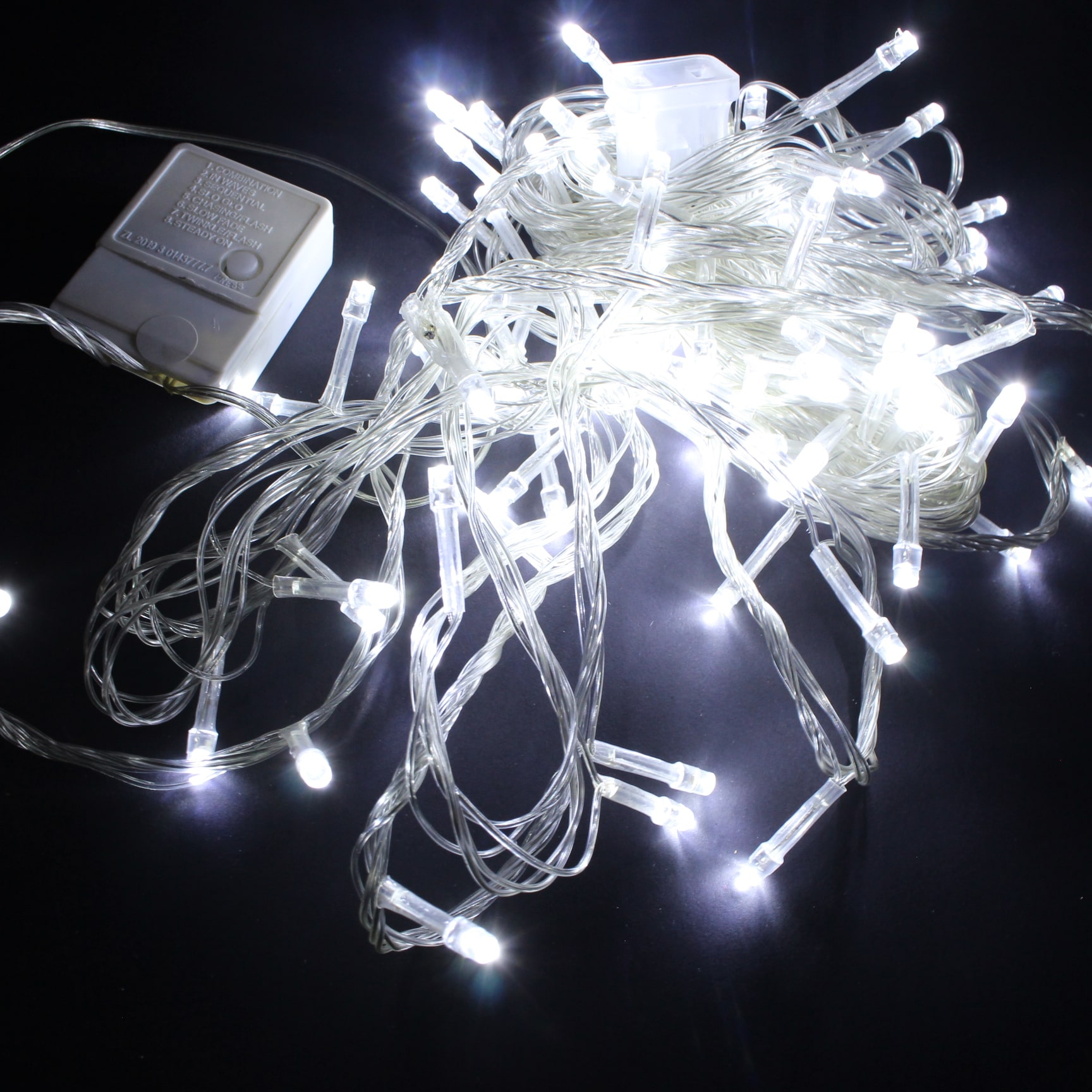 Extensión de luces x 100 Bombillos Blan