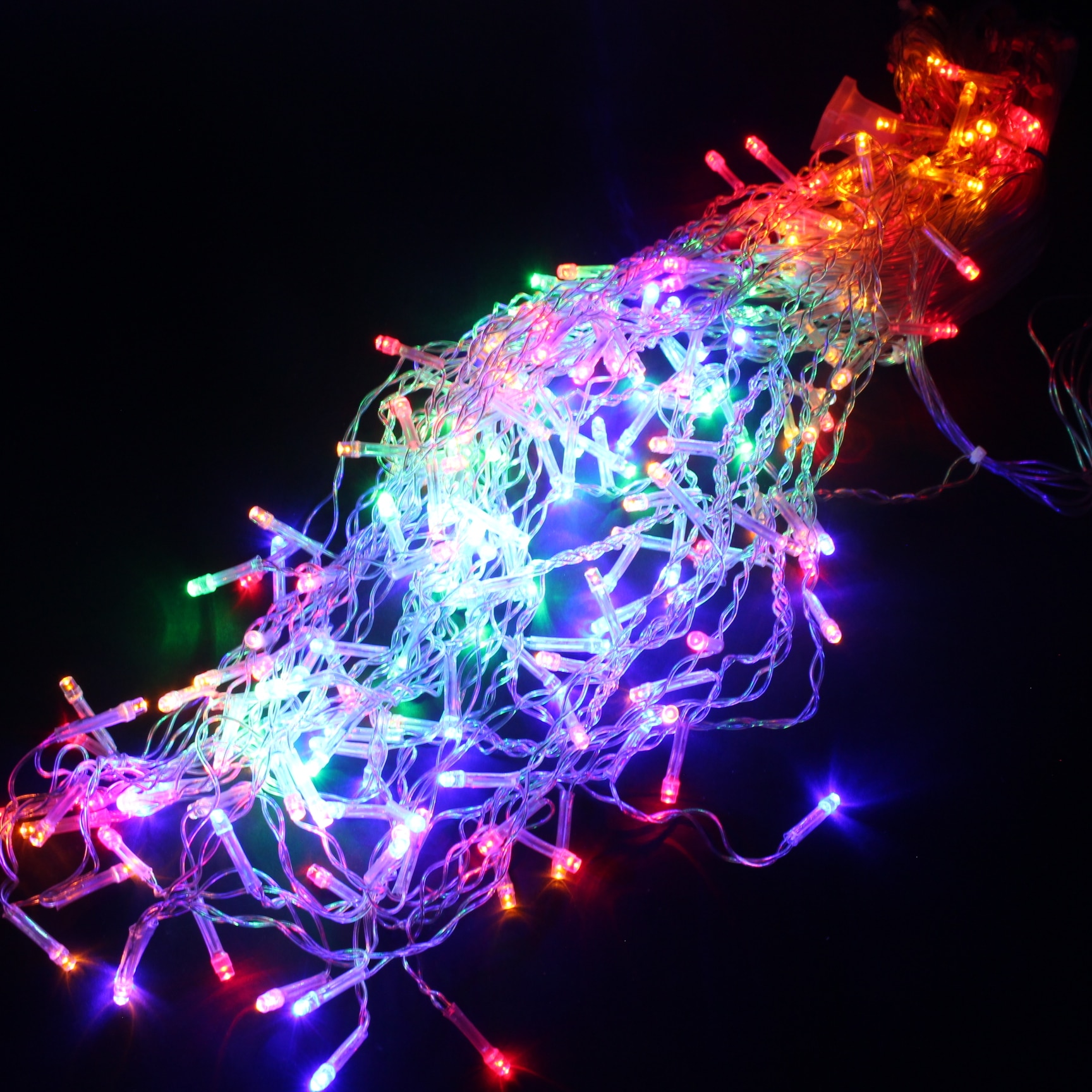 Luz Cortina 200 Bombillos Multicolor 6m