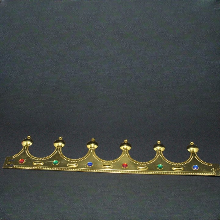 Miniatura 2 de CORONA DE REY METALIZADA DORADA