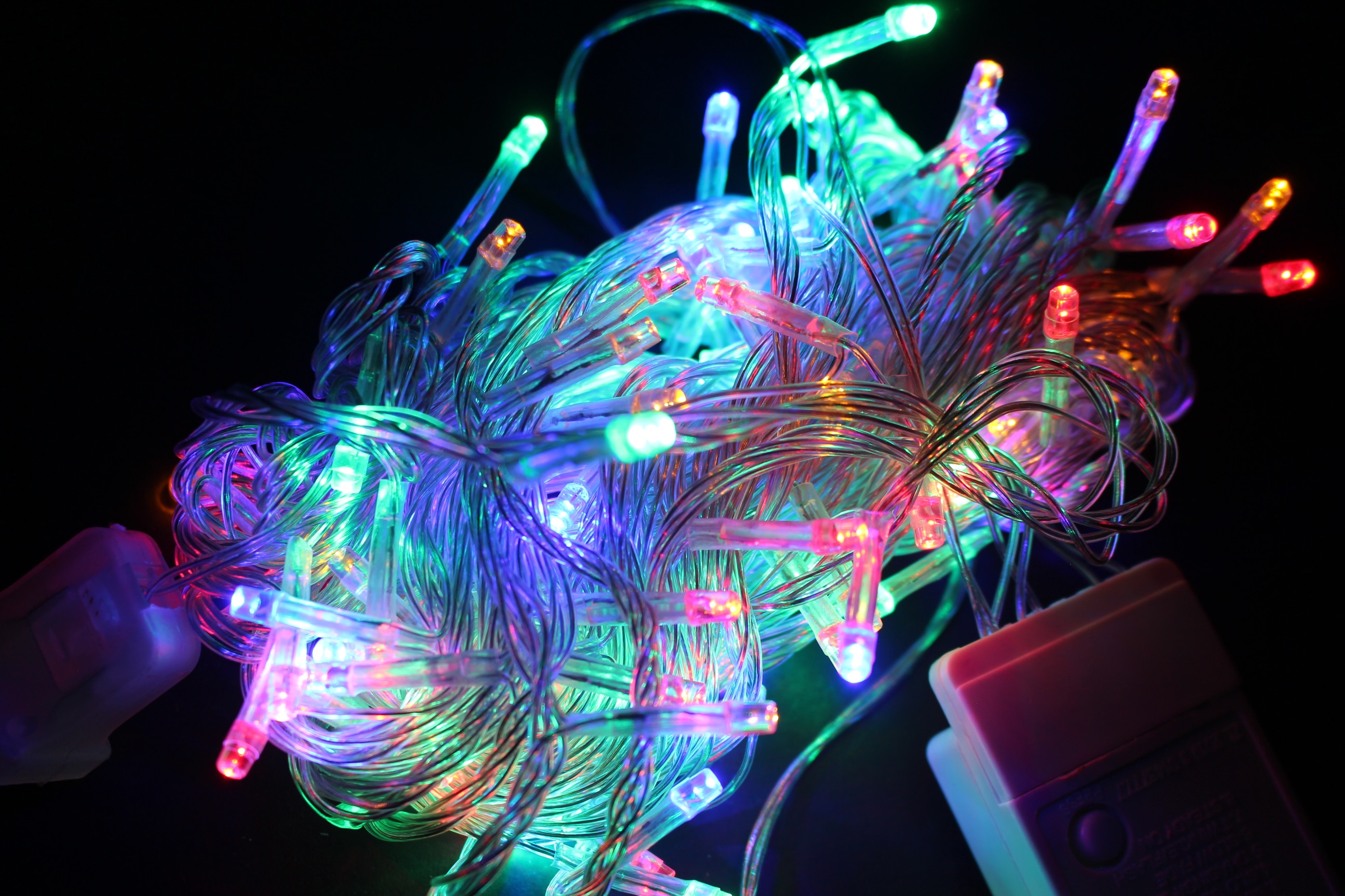 Extensión de luces x 100 Bombillos Mult