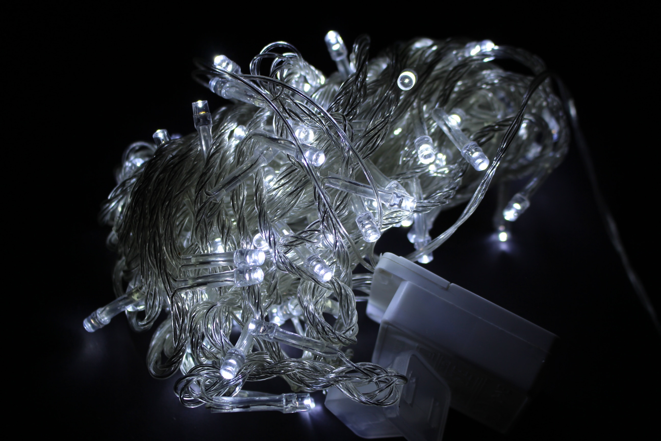 Extensión de luces x 100 Bombillos Blan