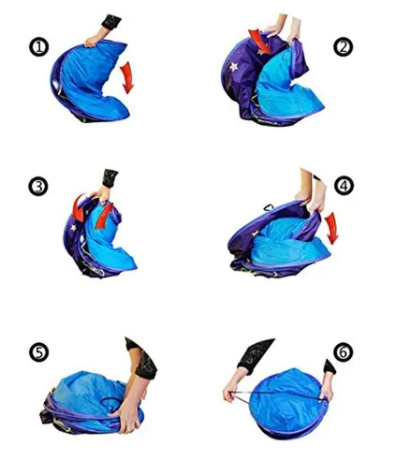 Miniatura 3 de Carpa castillo estelar grande