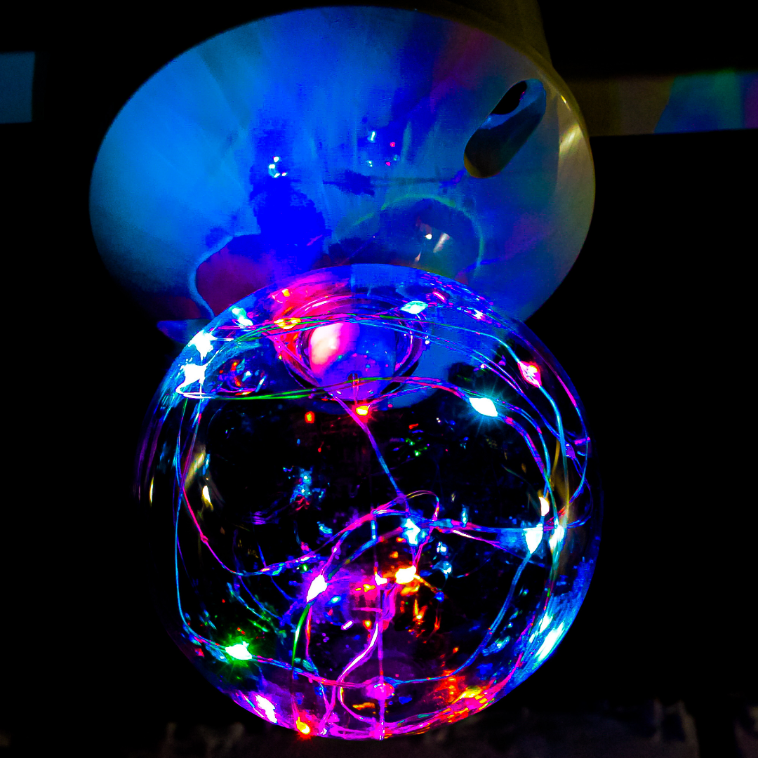 Bola Navideña de luz multicolor