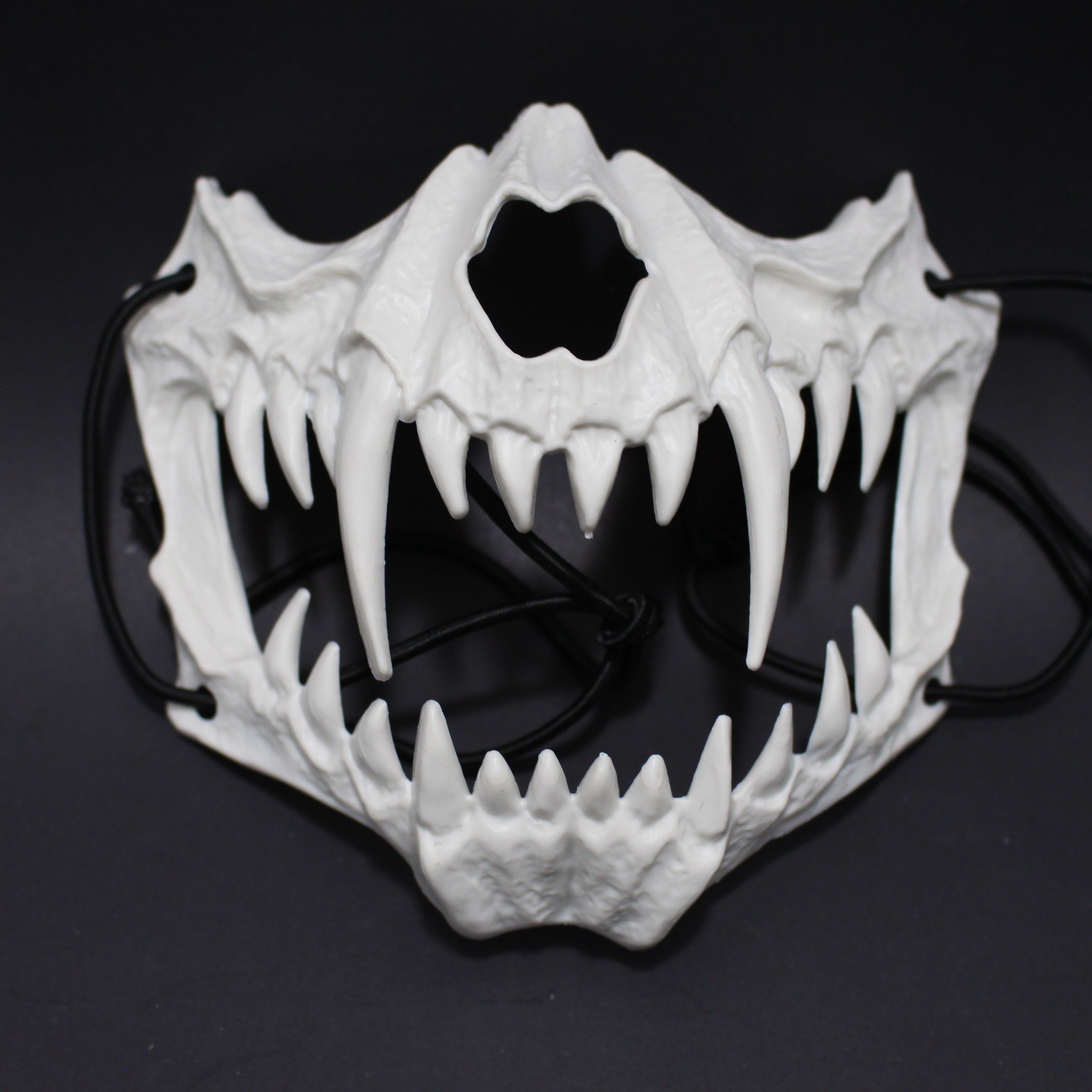 Miniatura 2 de Mascara blanca Calavera animales