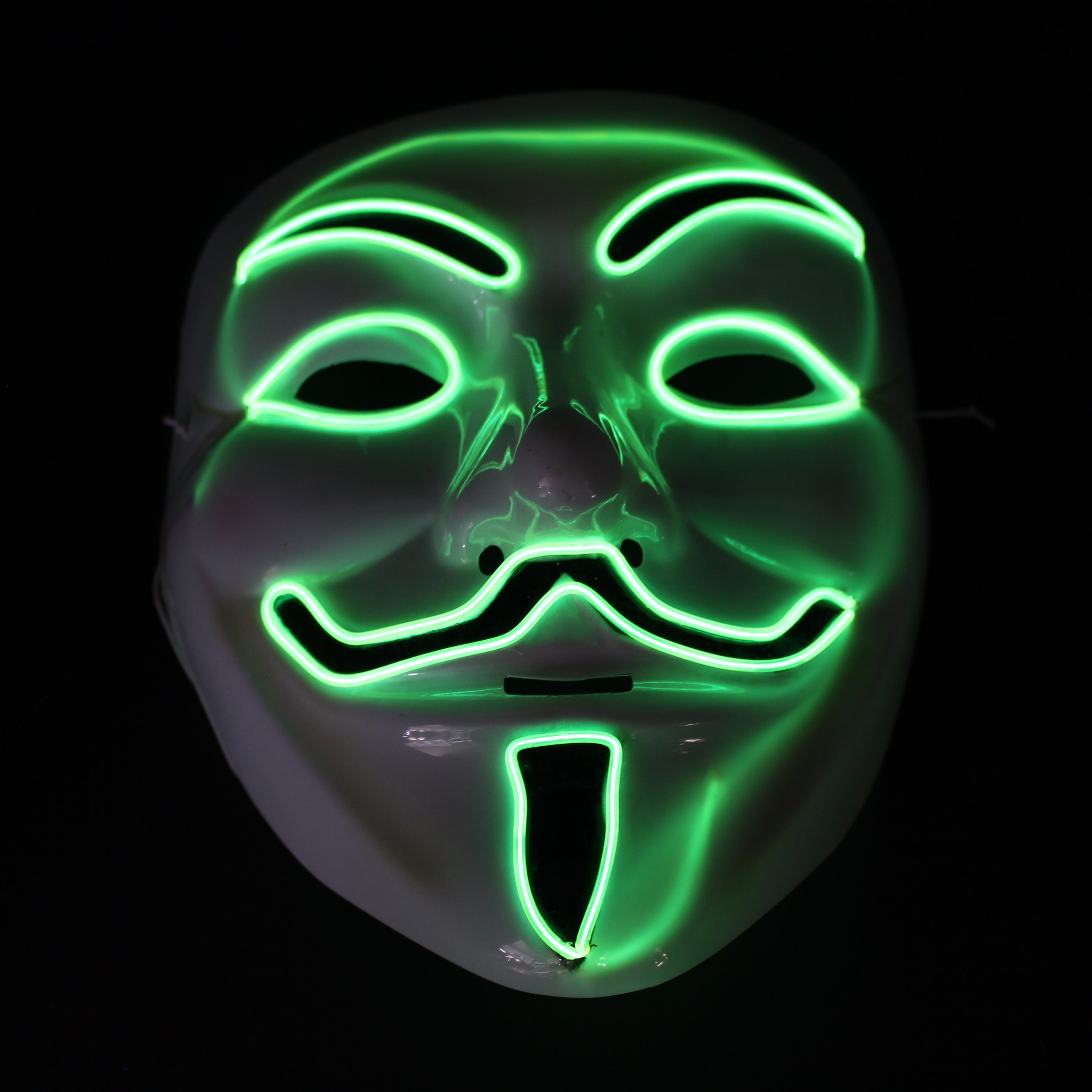 Miniatura 3 de Mascara Anonymous con luz
