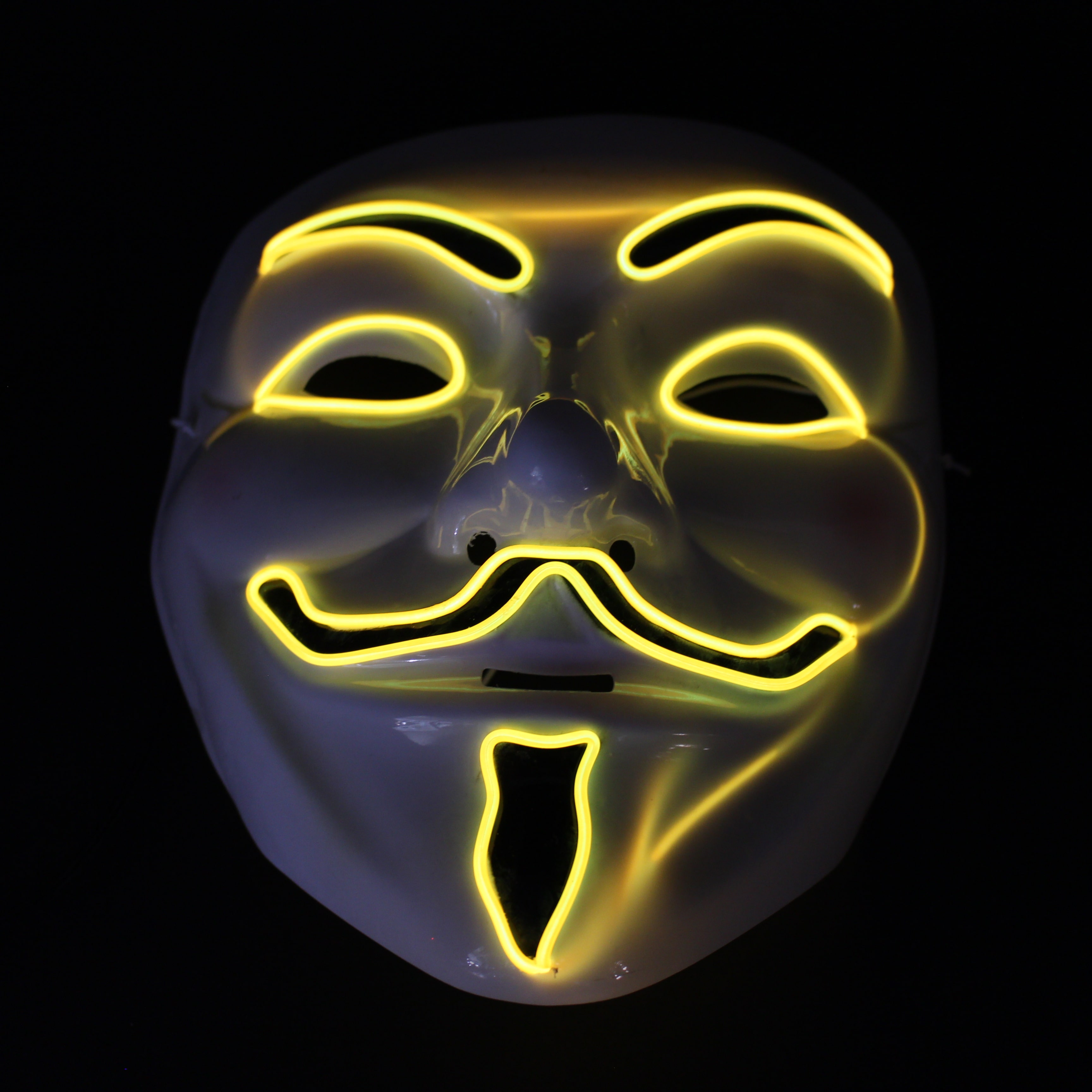 Miniatura 5 de Mascara Anonymous con luz
