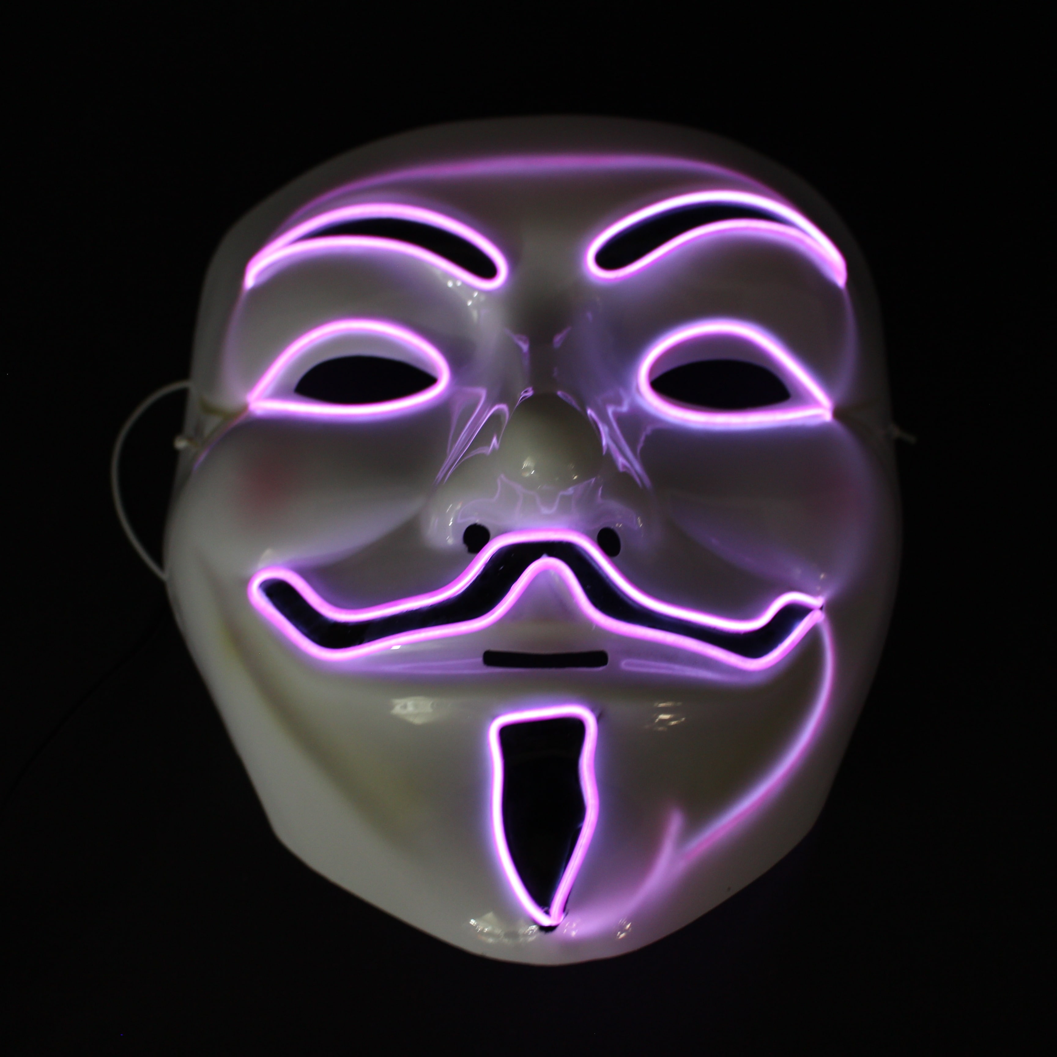 Miniatura 2 de Mascara Anonymous con luz