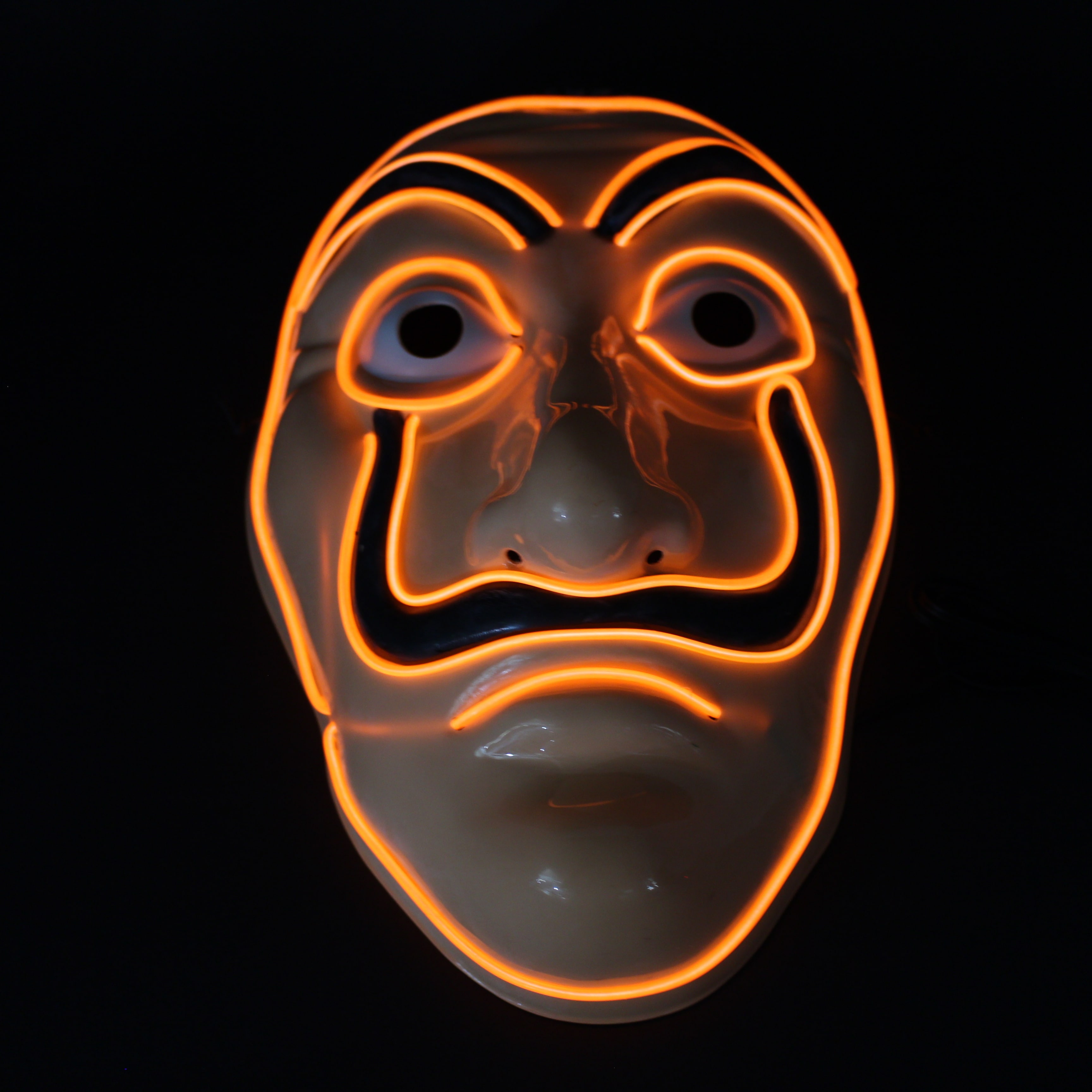 Miniatura 3 de Mascara Casa de Papel con luz