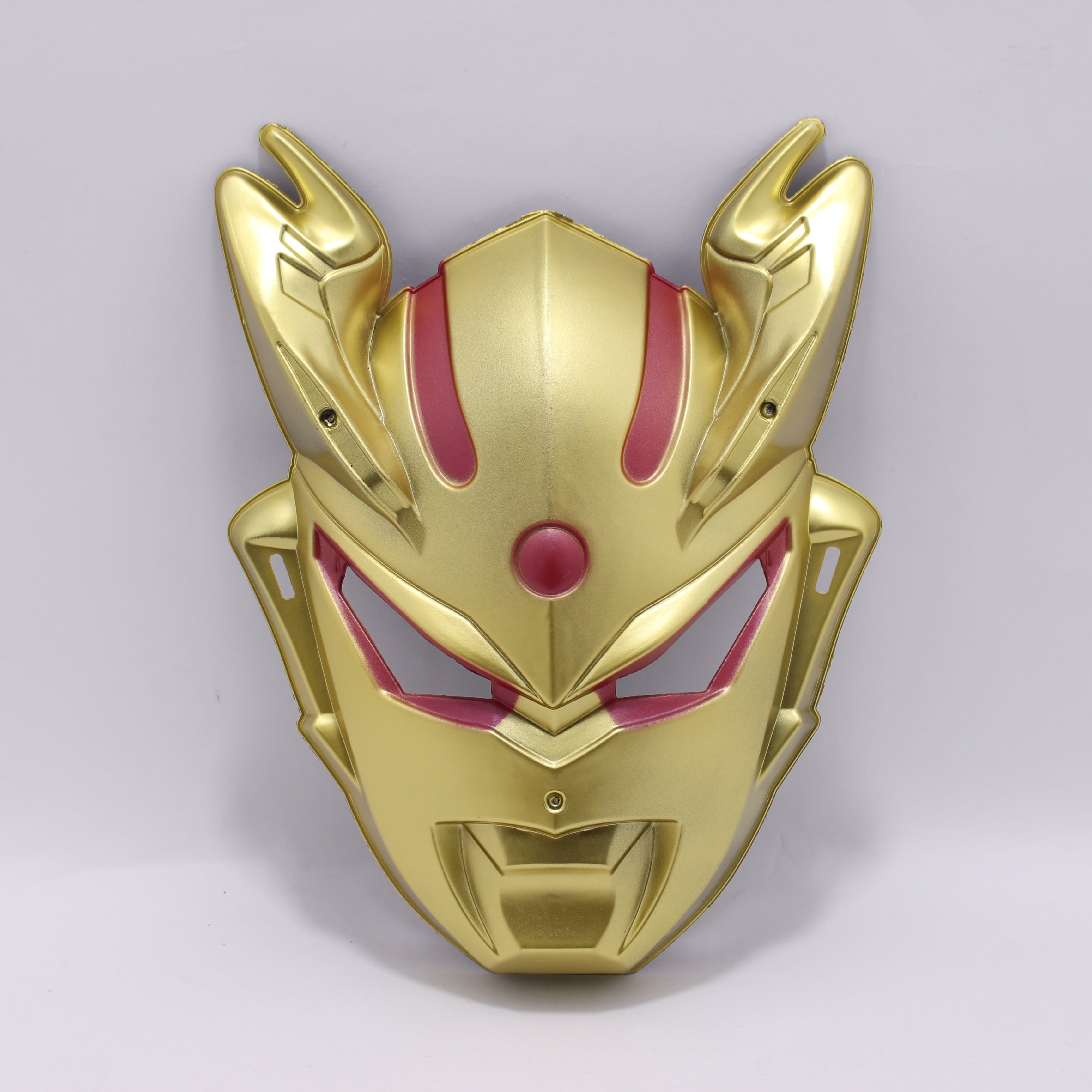 Mascara Robot dorada con luces