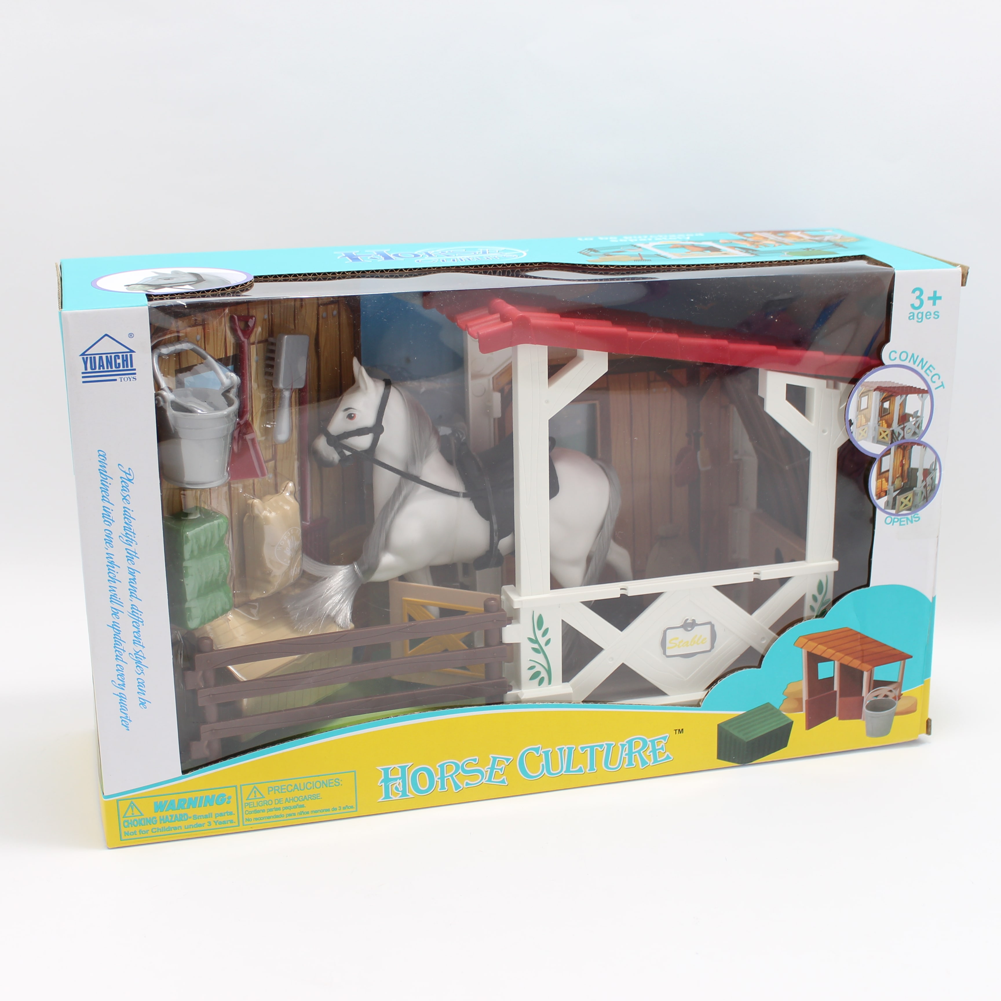 Miniatura 2 de Caballo con pecebrera + accesorios