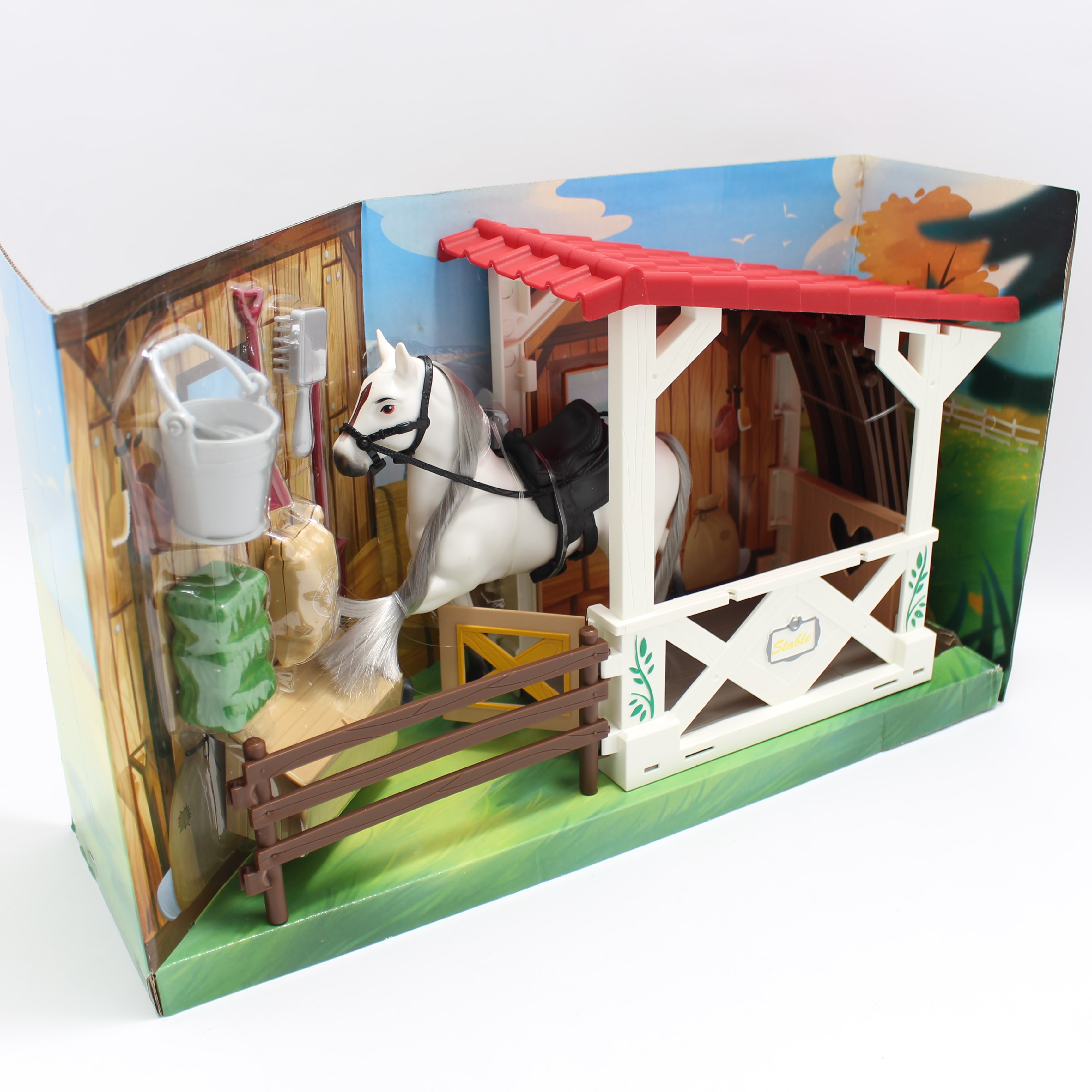 Caballo con pecebrera + accesorios