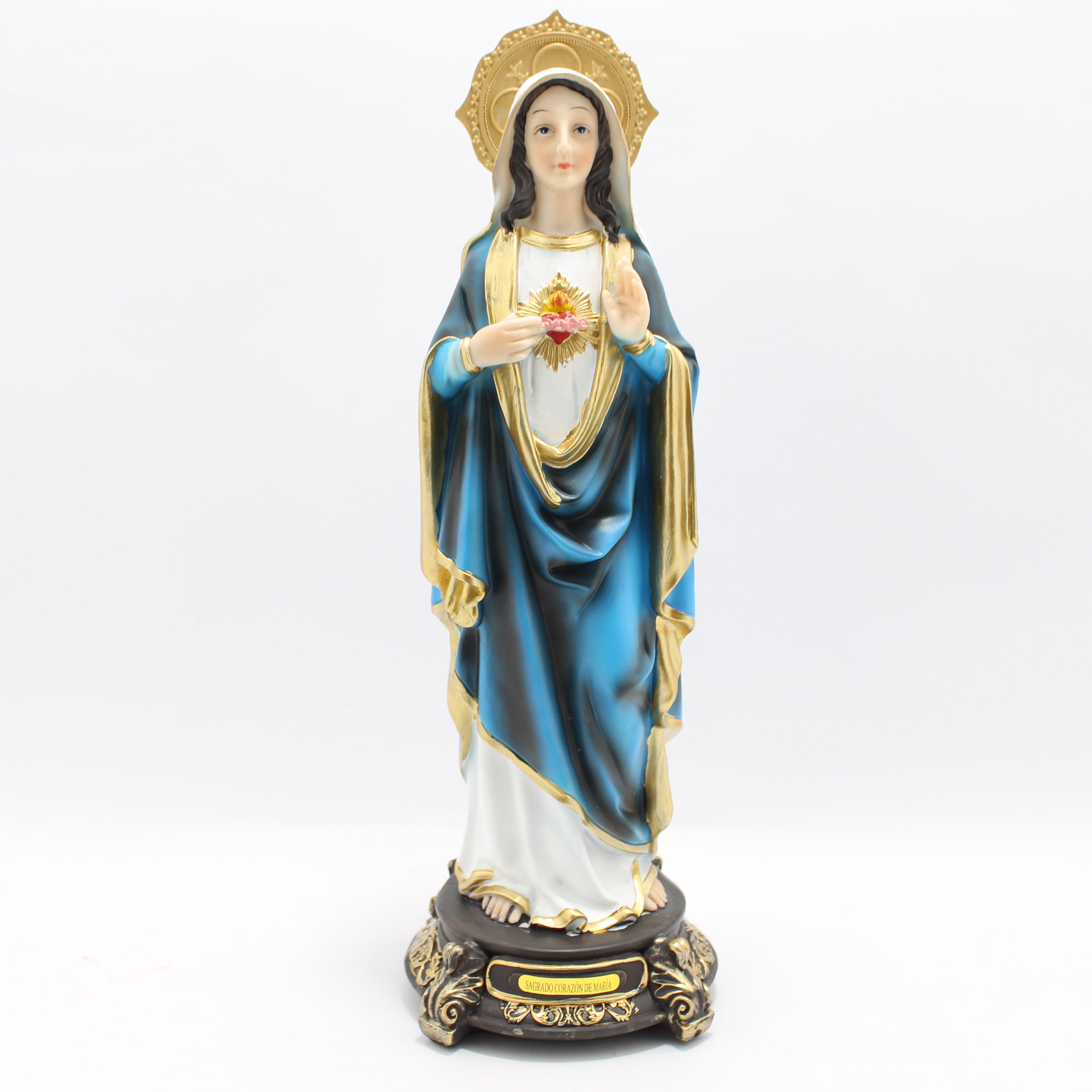 Virgen Sagrado corazon de maria 16" 40c