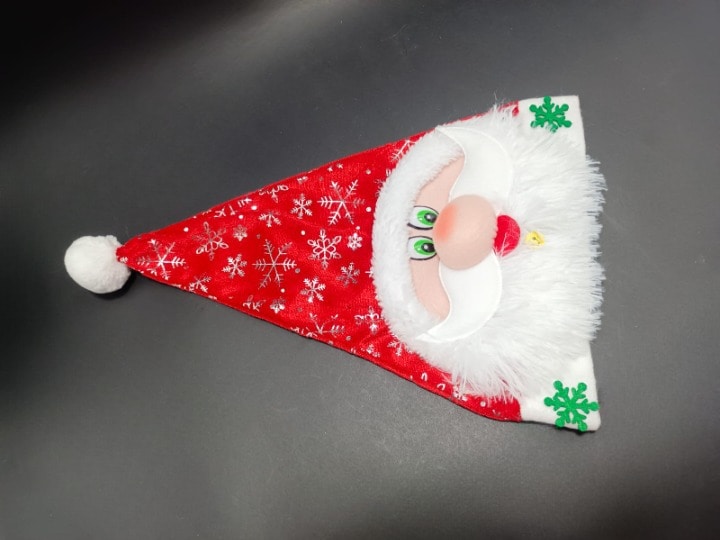 GORRO NAVIDEÑO CON LUZ