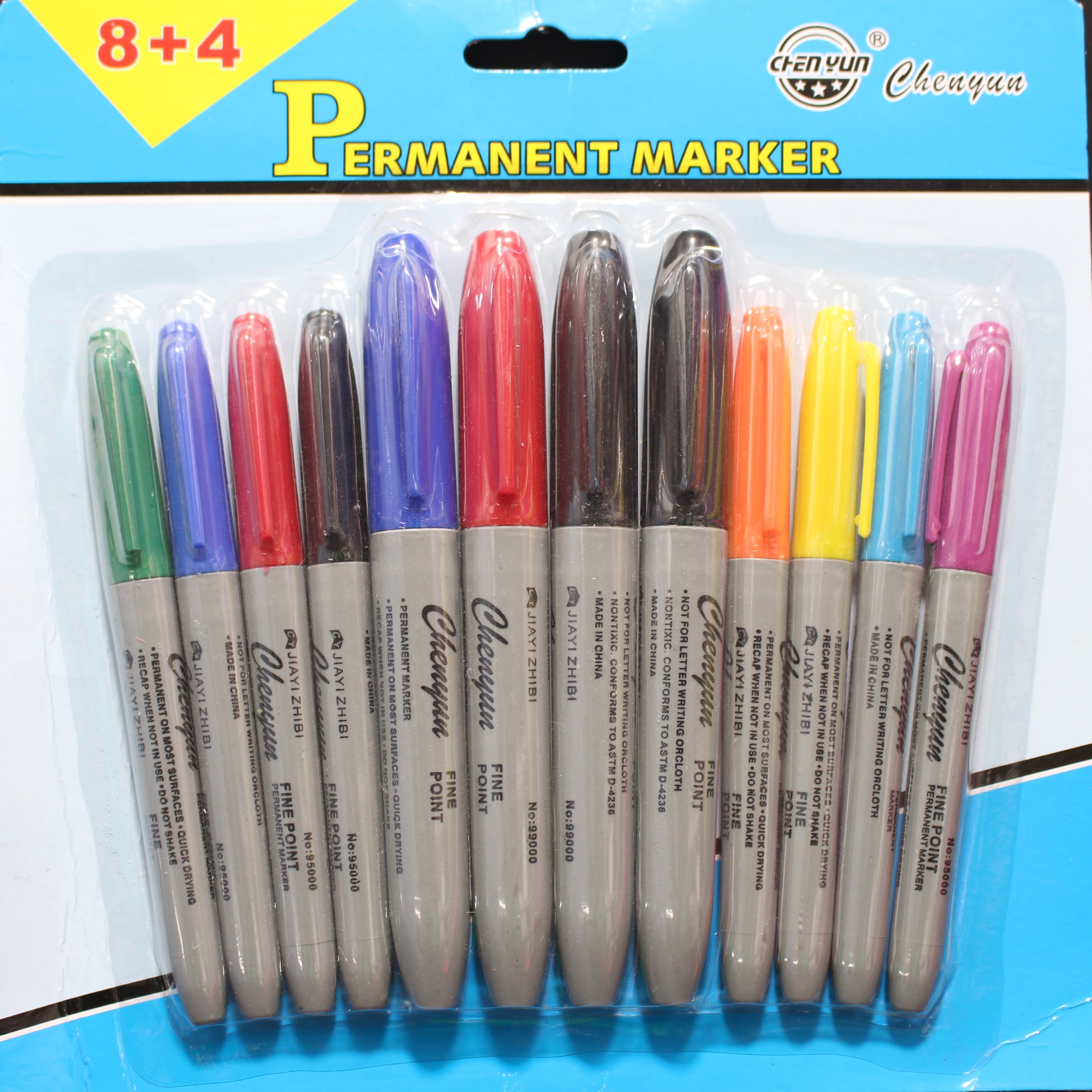 Juego de Marcadores 4 grandes 8 pequños