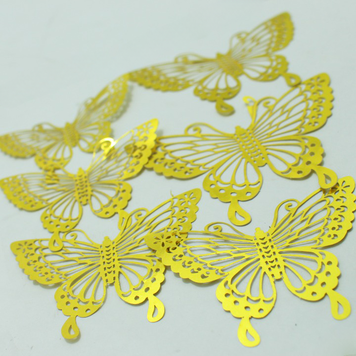 Miniatura 3 de Mariposas decorativas x12 huecas