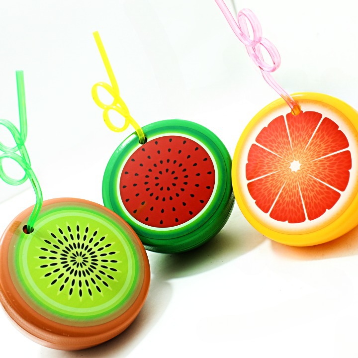 Miniatura 2 de Termo con pitillo en forma de Fruta