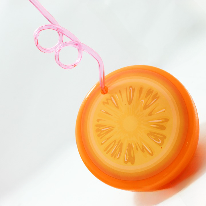 Miniatura 4 de Termo con pitillo en forma de Fruta